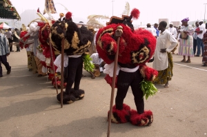 Ekpe masquerade from cross Rivers State